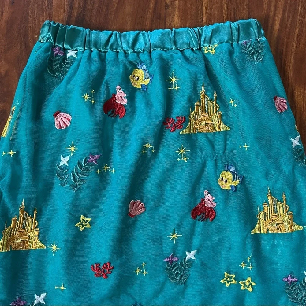Hanna Andersson Disney The Little Mermaid Ariel Tulle Skirt size large